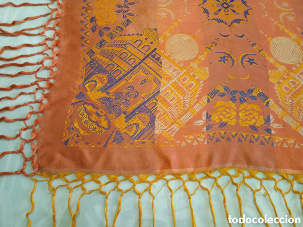 Antig&uuml;edades: Mant&oacute;n tipo dupatta antiguo