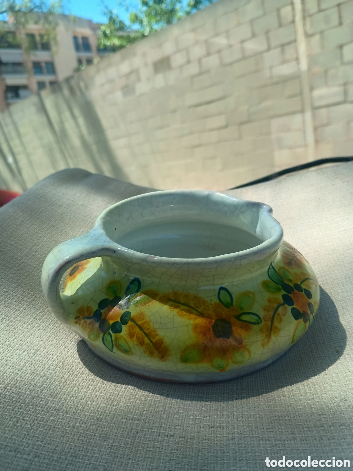 Antig&uuml;edades: Recipiente cer&aacute;mica estilo Raku - Foto 1