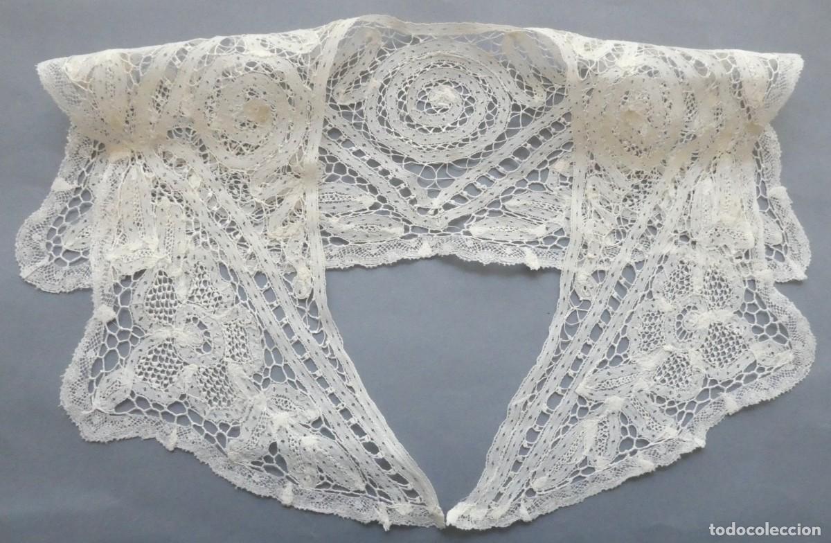 Antig&uuml;edades: ANTIGUO CUELLO DE ENCAJE DE BRUJAS - IMAGEN S.XIX