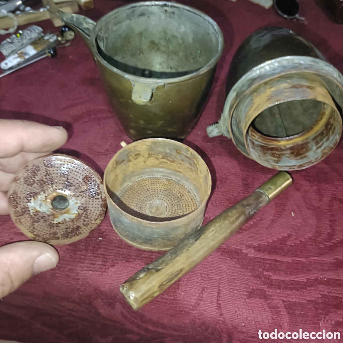 Antig&uuml;edades: Antigua cafetera siglo XIX - Foto 4