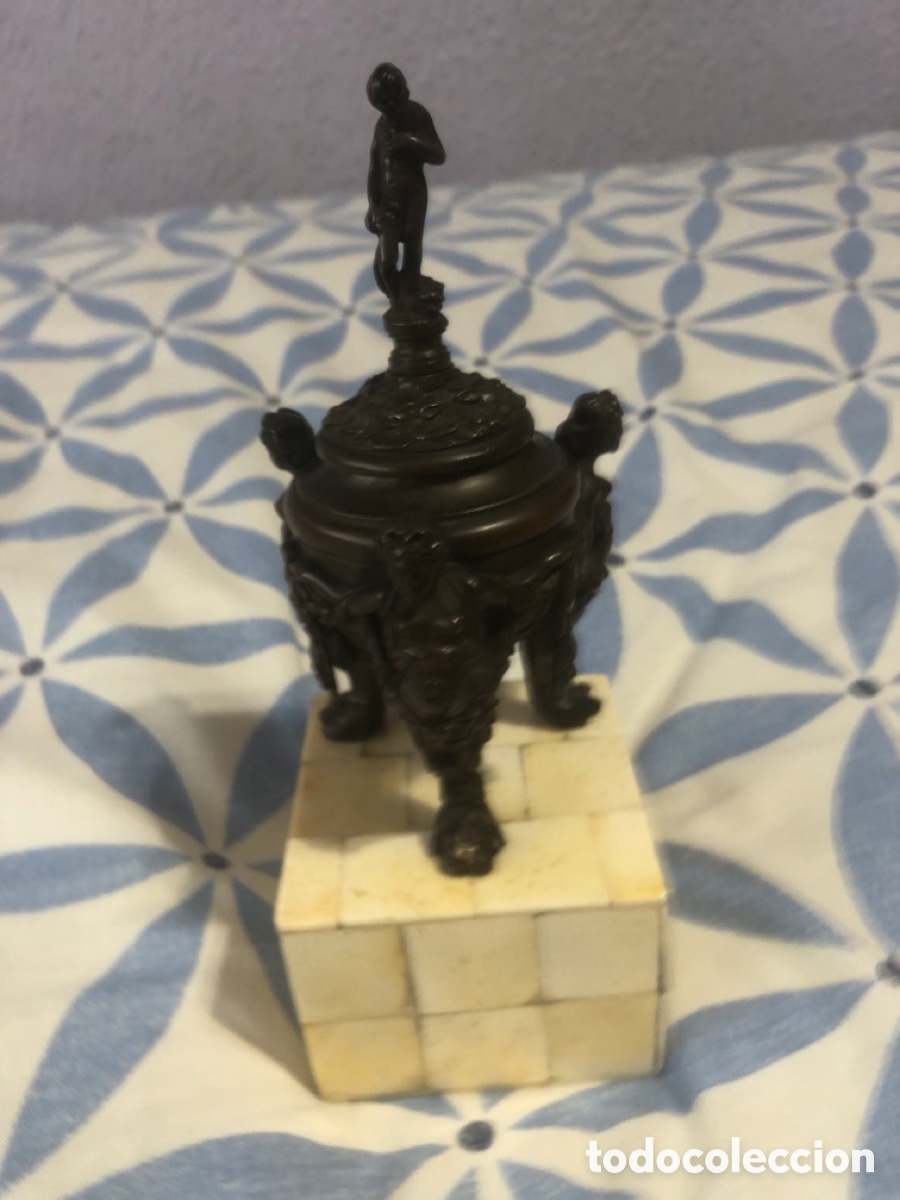 Antig&uuml;edades: Mini jarr&oacute;n en bronce - Foto 10