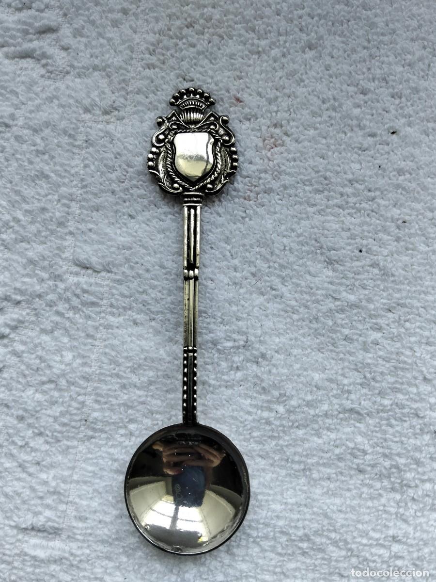 Antig&uuml;edades: CUCHARILLA SALSERA PLATA DE LEY - Foto 1