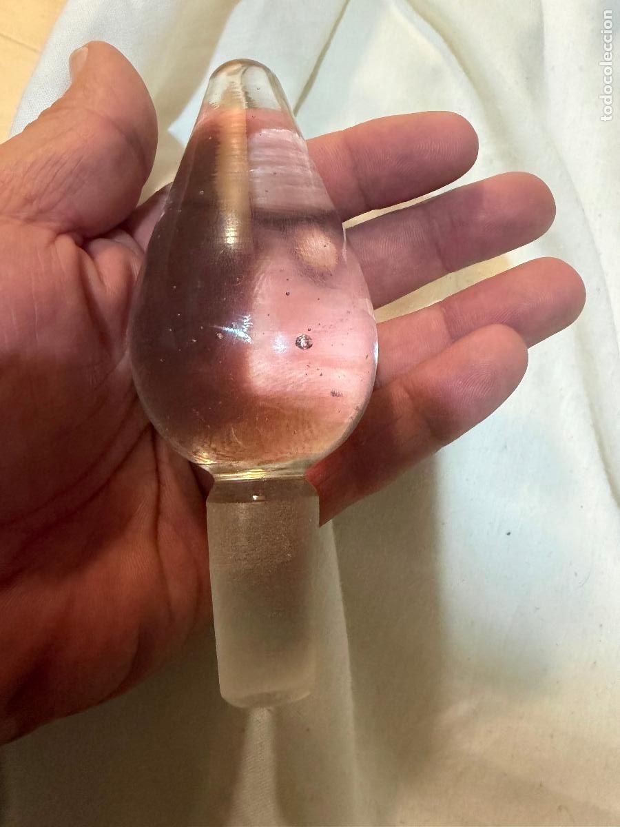 Antiquit&auml;ten: Gran tap&oacute;n de cristal licorera
