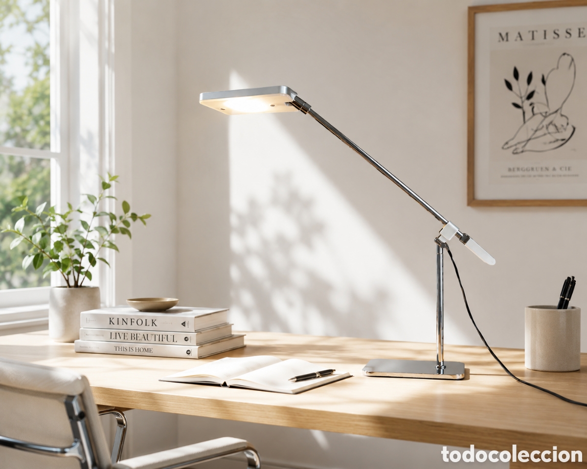 Antig&uuml;edades: Lucide Stratos Cromada &ndash; L&aacute;mpara de Dise&ntilde;o Minimalista LED