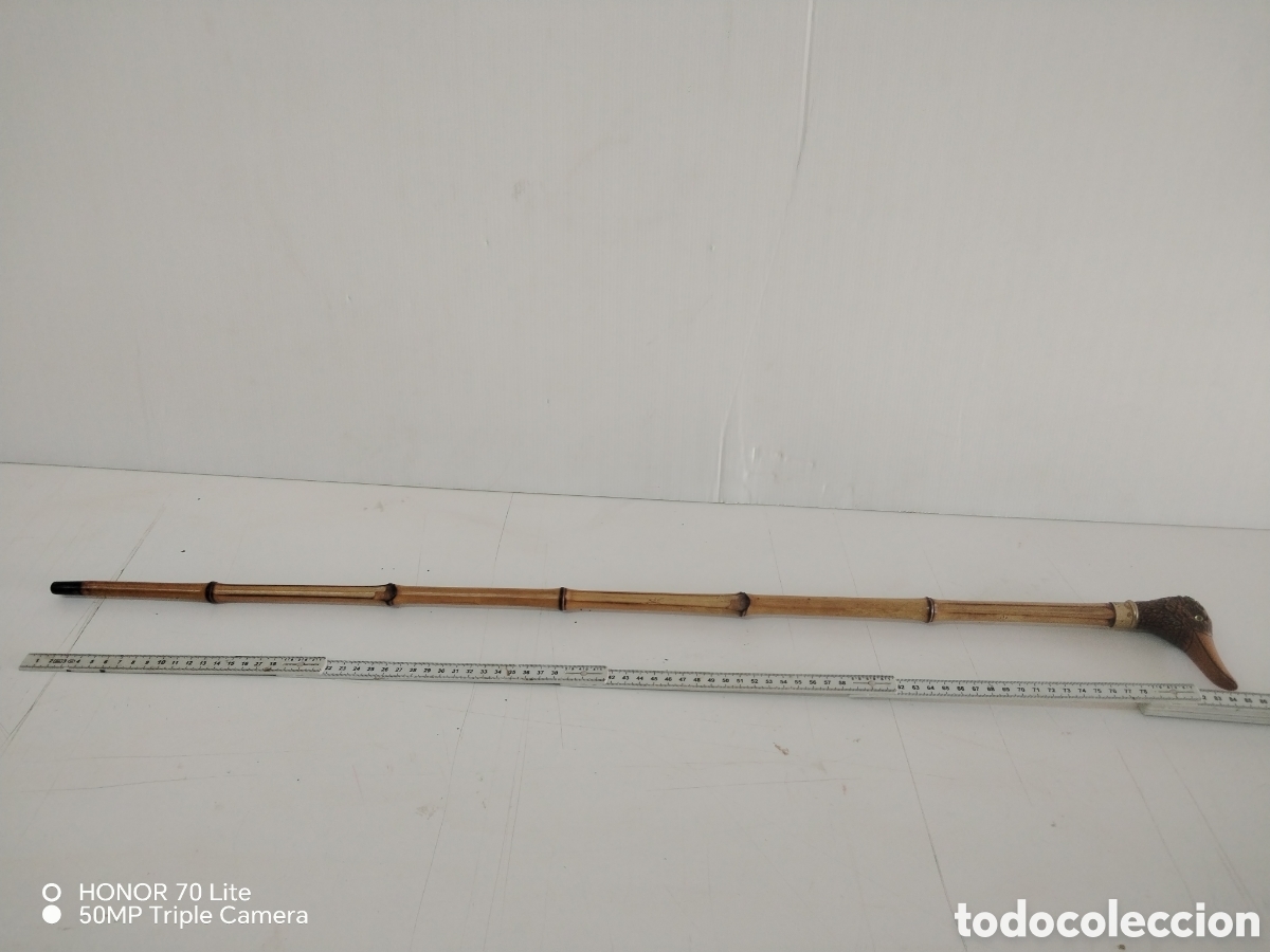 Antig&uuml;edades: Bast&oacute;n antiguo con cabeza de pato - Foto 2