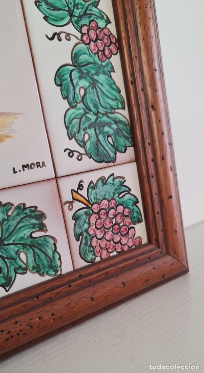Antig&uuml;edades: Cuadro azulejos homenaje al vino - Foto 3