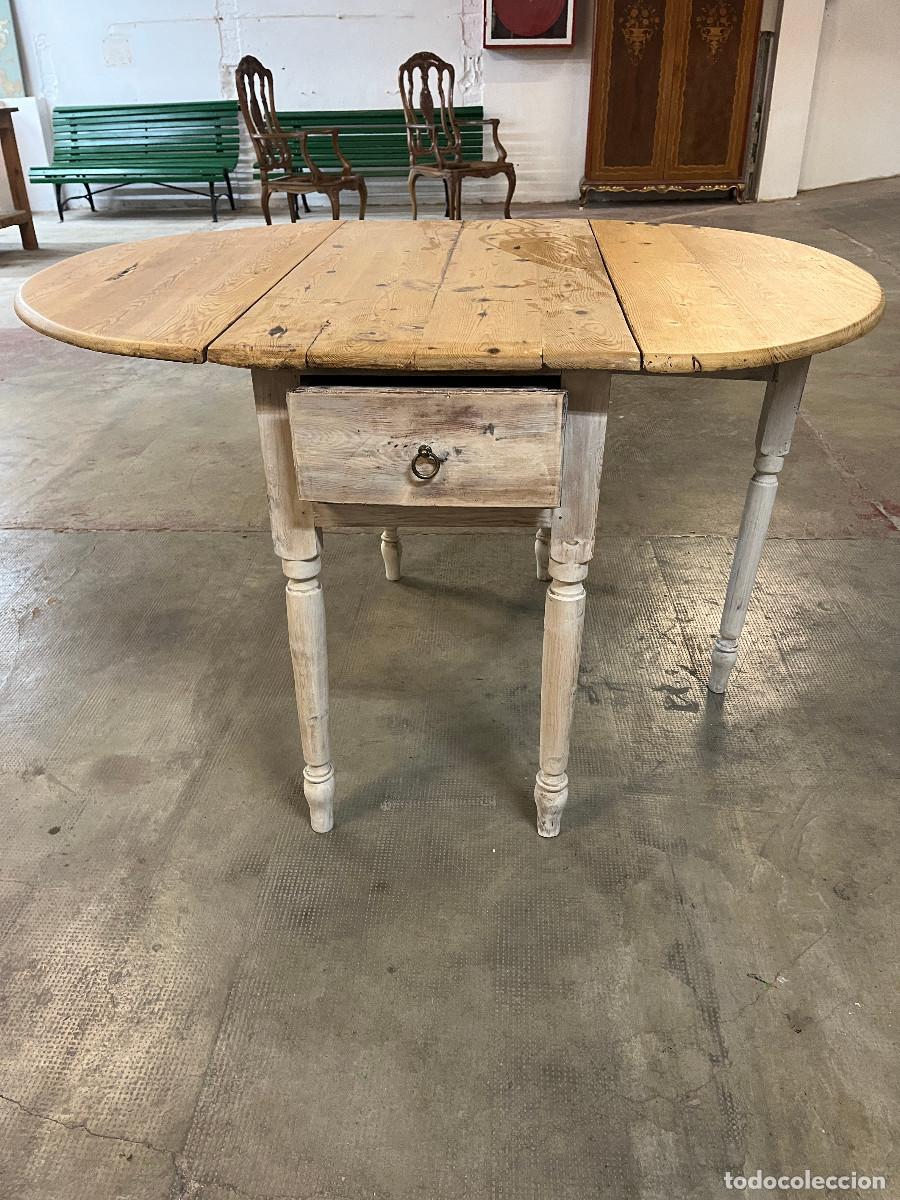 Antig&uuml;edades: Antigua mesa de madera - Foto 2