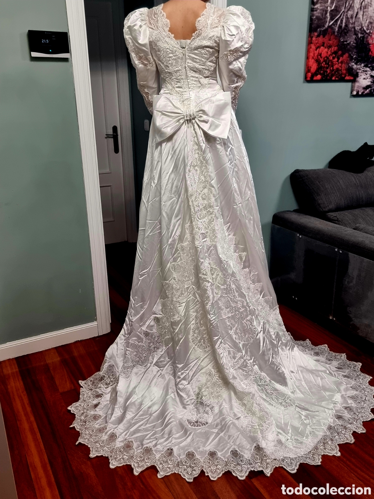 Antig&uuml;edades: Vestido novia a&ntilde;os 80