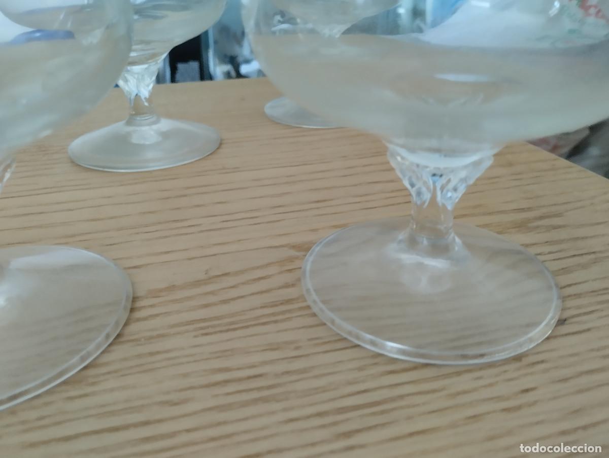 Antig&uuml;edades: seis copas de cristal para postres - Foto 3