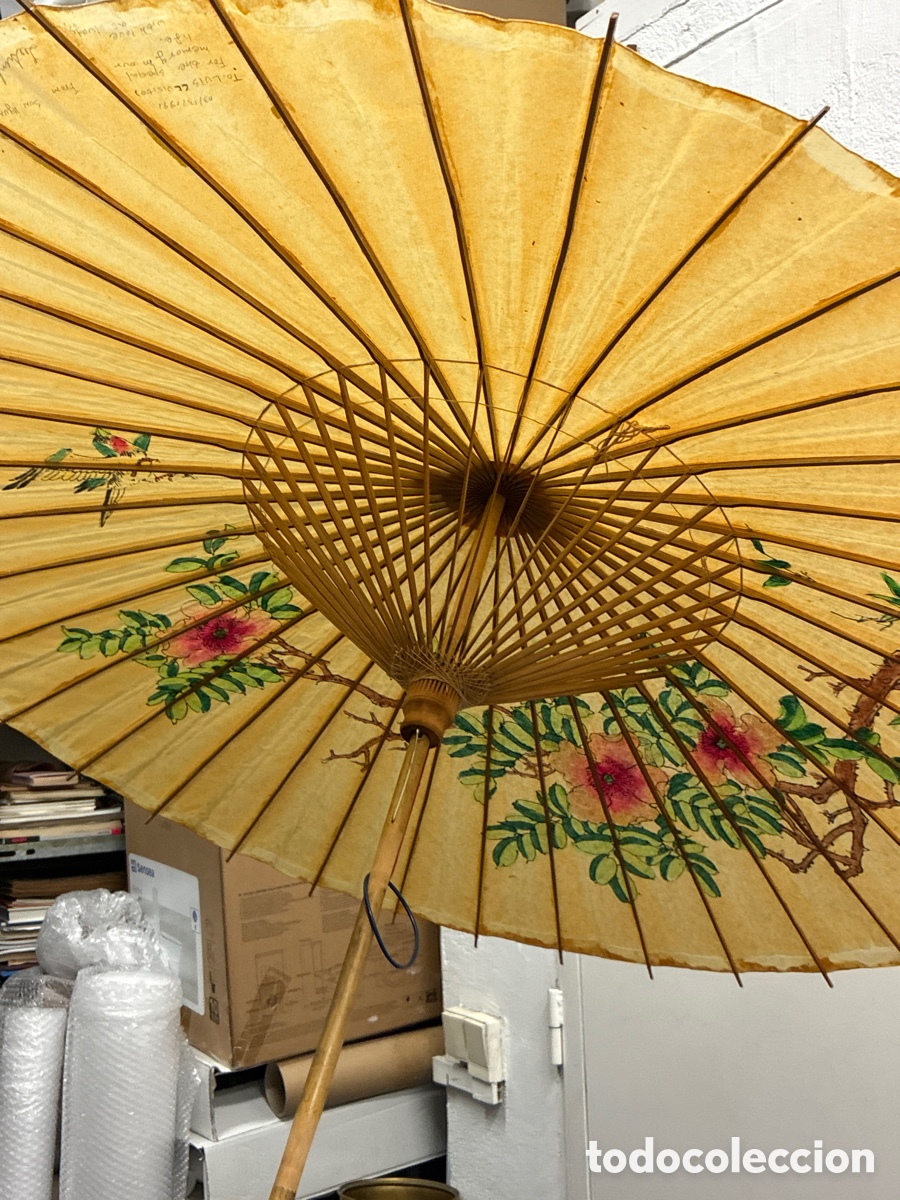 Antig&uuml;edades: Antigua Sombrilla Parasol. - Foto 1