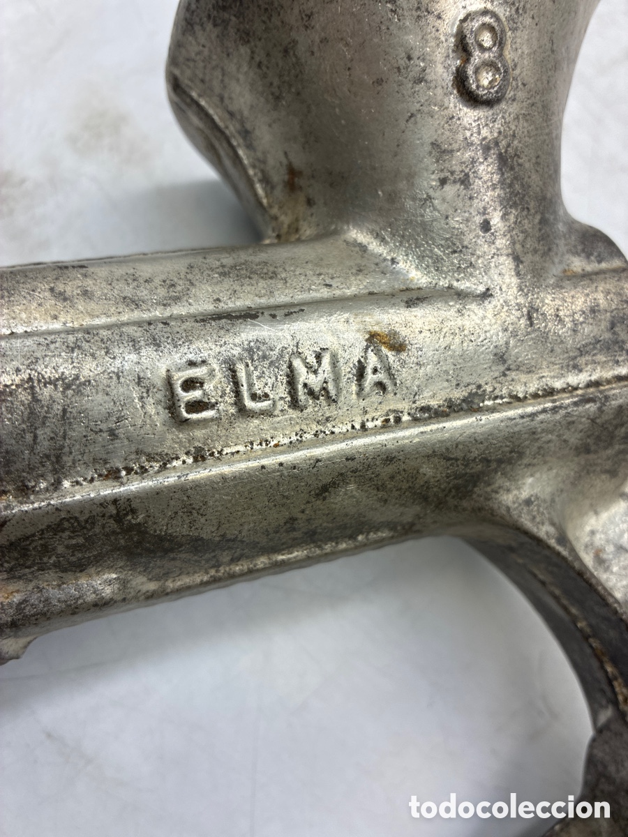 Antig&uuml;edades: Picadora de carne de fundici&oacute;n ELMA. - Foto 6
