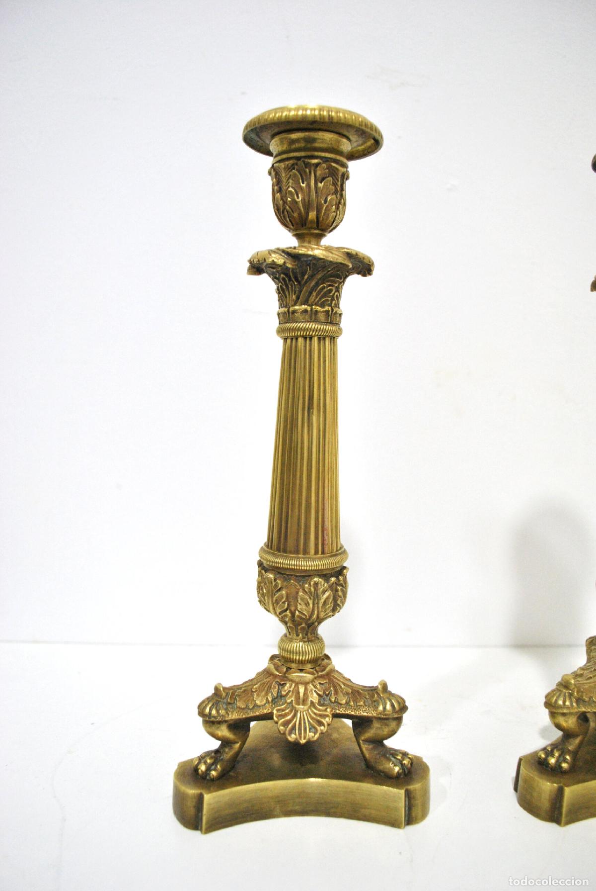Antig&uuml;edades: Hacheros de bronce estilo Imperio - Foto 2
