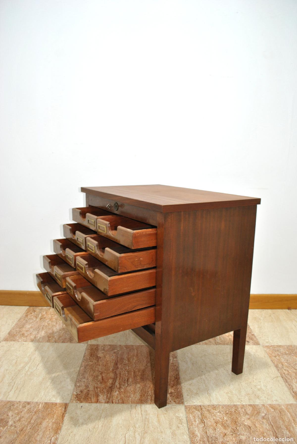 Antig&uuml;edades: Mueble archivador caoba - Foto 5