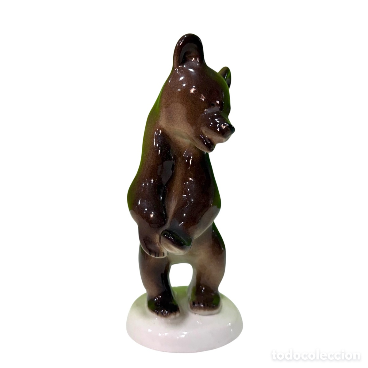 Antig&uuml;edades: LOMONOSOV. Figura Osezno de porcelana Lomonosov vintage