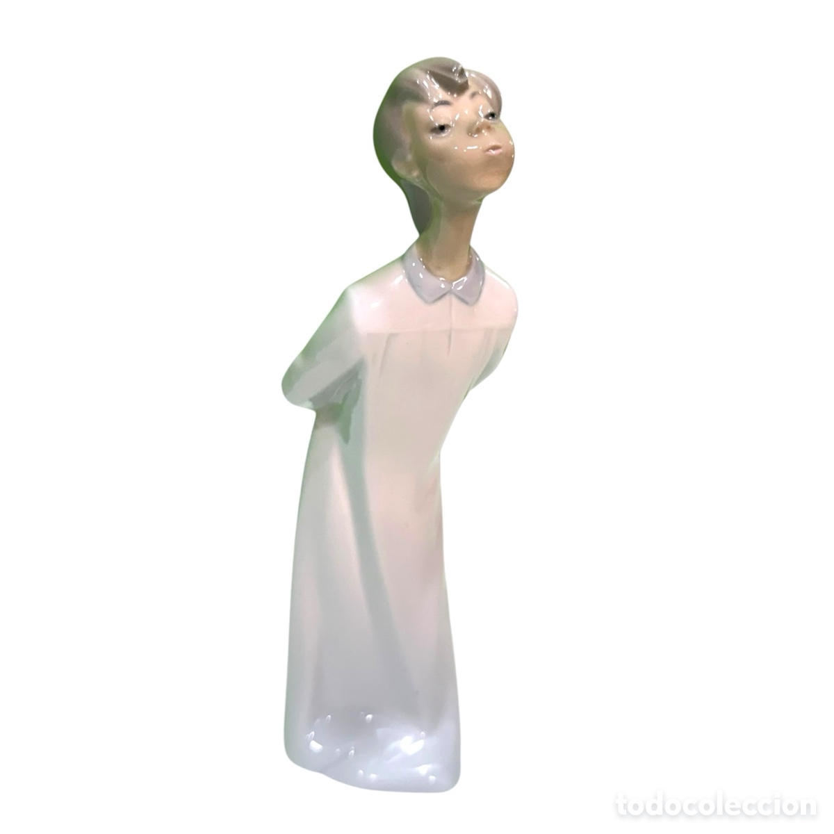 Antig&uuml;edades: LLADR&Oacute;. Figura Monaguillo de porcelana Lladr&oacute; 1&ordf; &eacute;poca