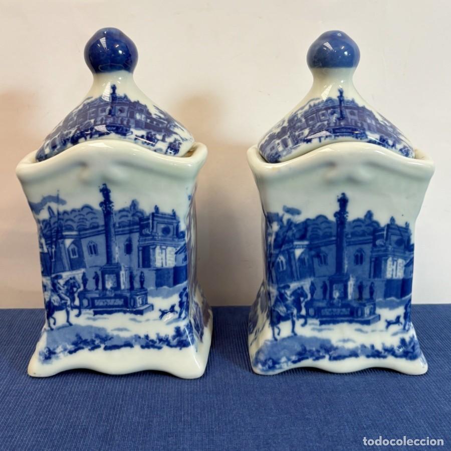 Antig&uuml;edades: Par de Tarros Victoria Ware Ironstone - Foto 1