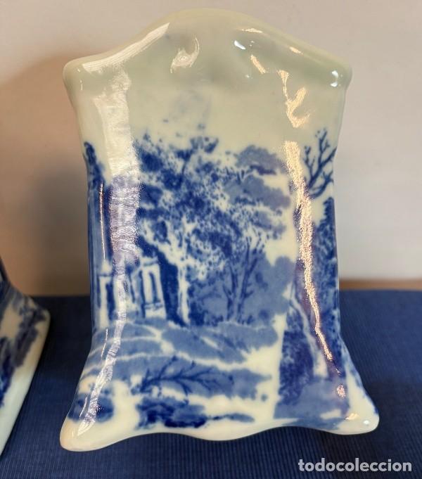 Antig&uuml;edades: Par de Tarros Victoria Ware Ironstone - Foto 5