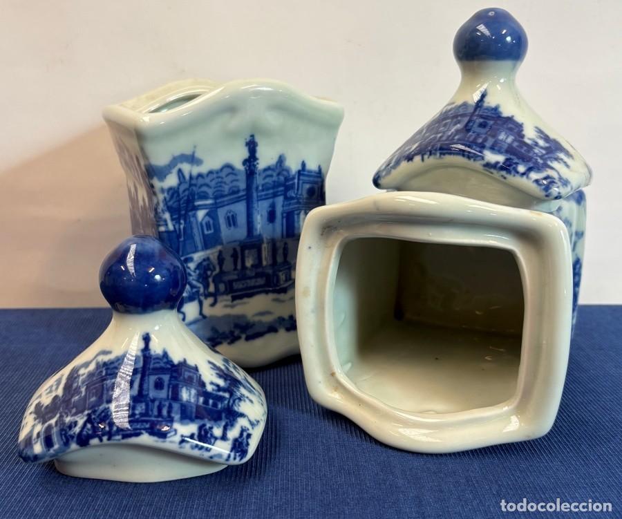 Antig&uuml;edades: Par de Tarros Victoria Ware Ironstone - Foto 6