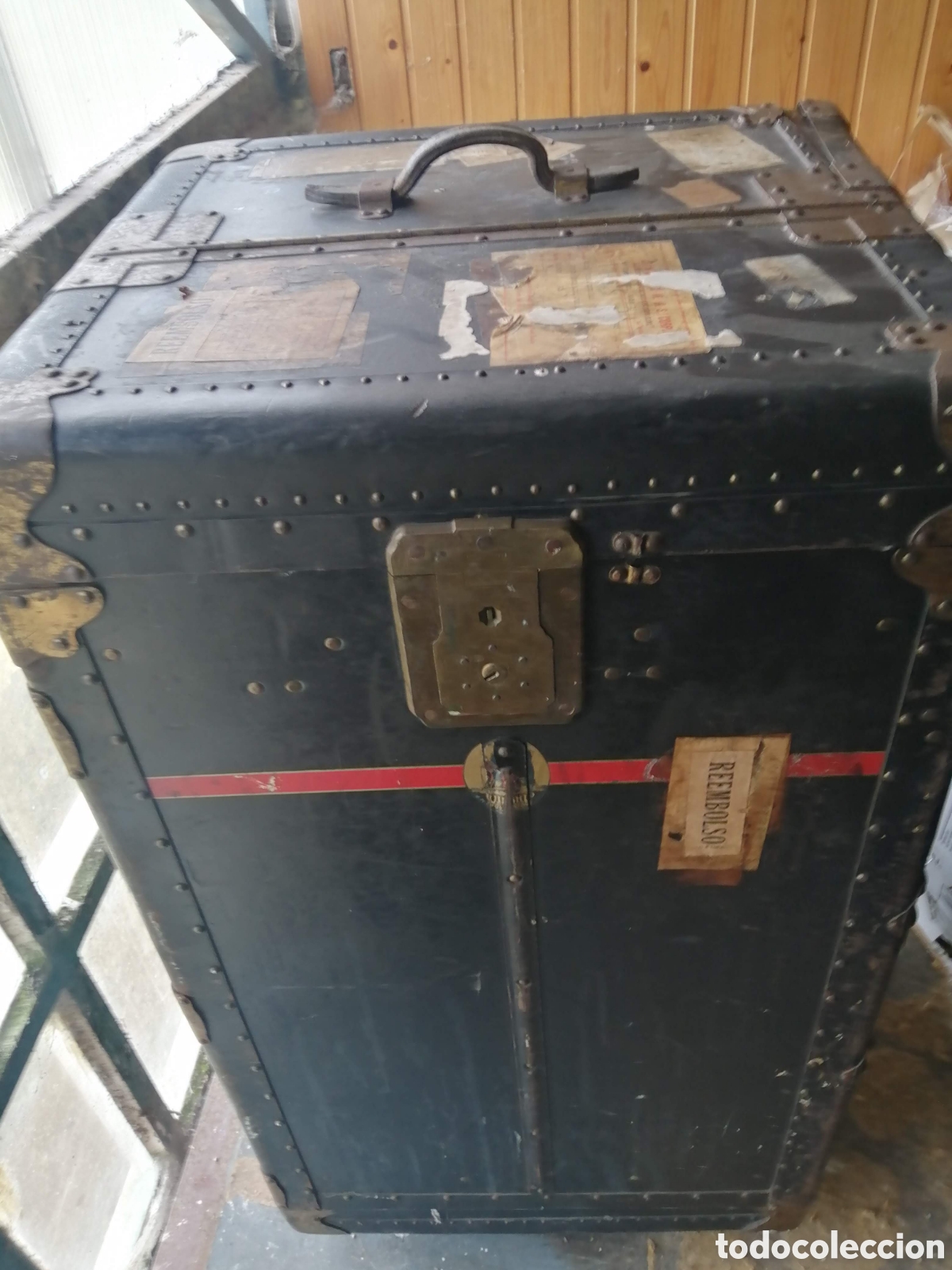 Antig&uuml;edades: Negociable.Hist&oacute;rico Ba&uacute;l de viaje. - Foto 6