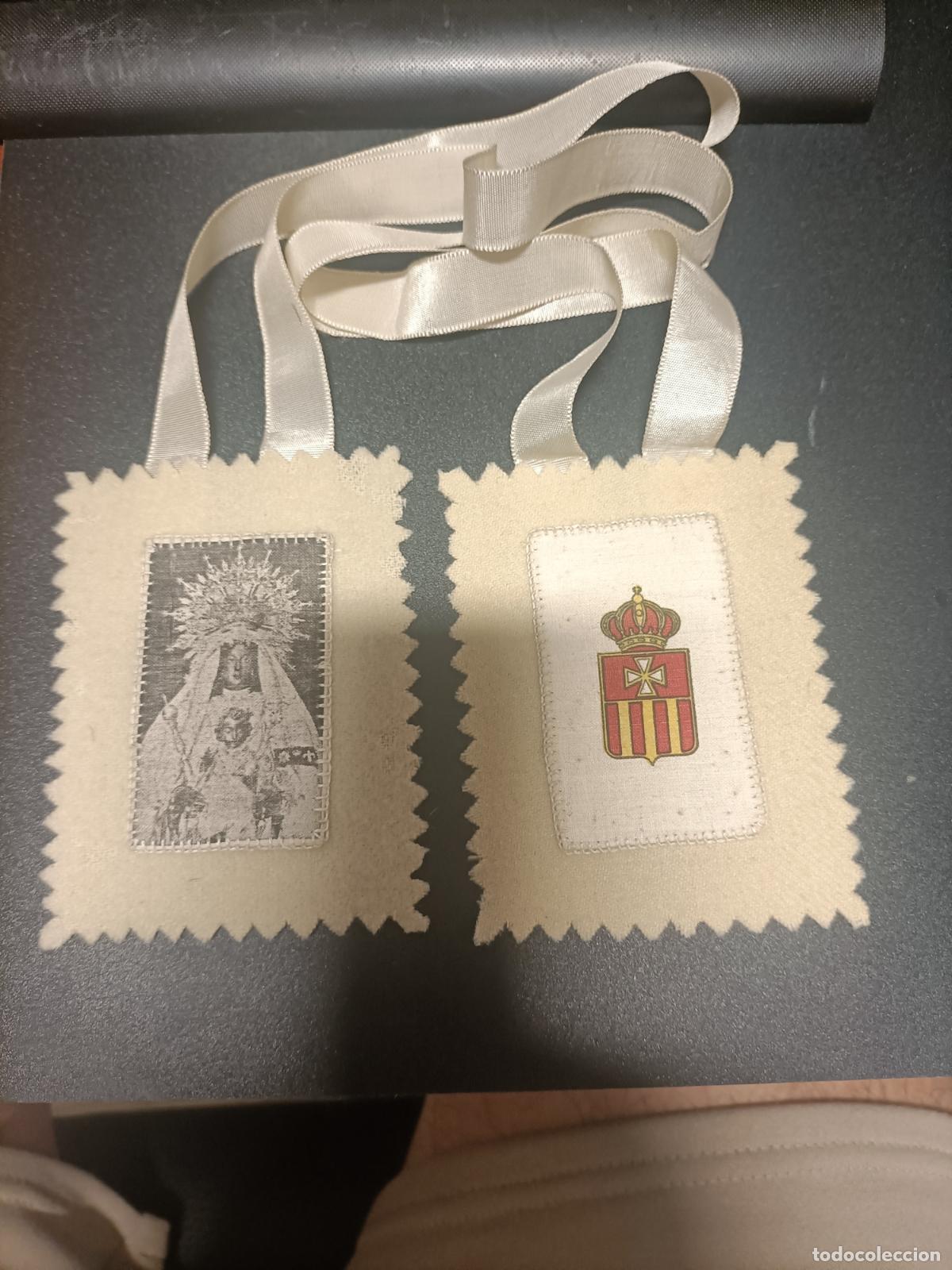 Antig&uuml;edades: PRECIOSO ESCAPULARIO VIRGEN DE LA MERCED PATRONA DE JEREZ DE LA FRONTERA