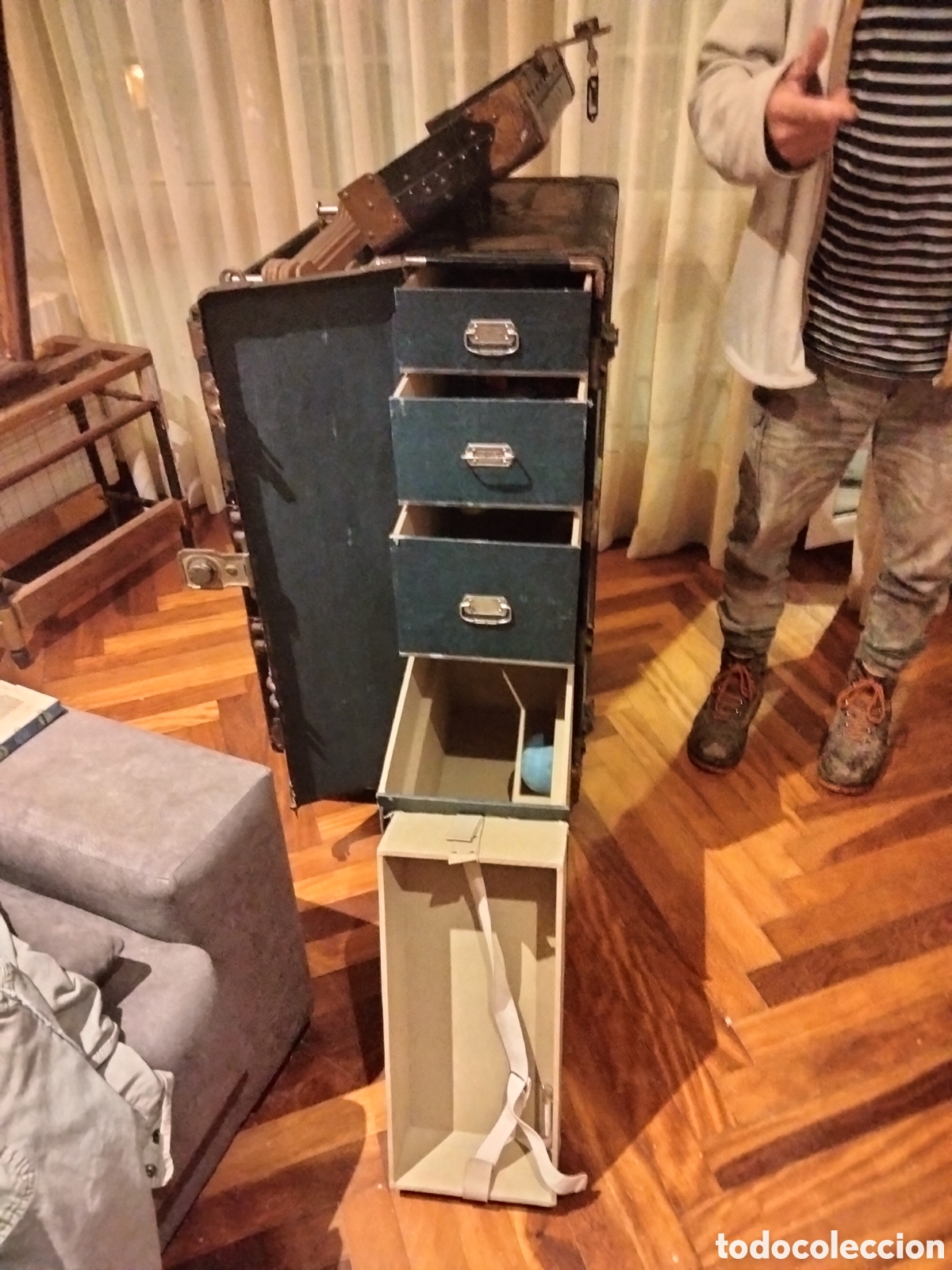 Antig&uuml;edades: Negociable.Hist&oacute;rico Ba&uacute;l de viaje. - Foto 11