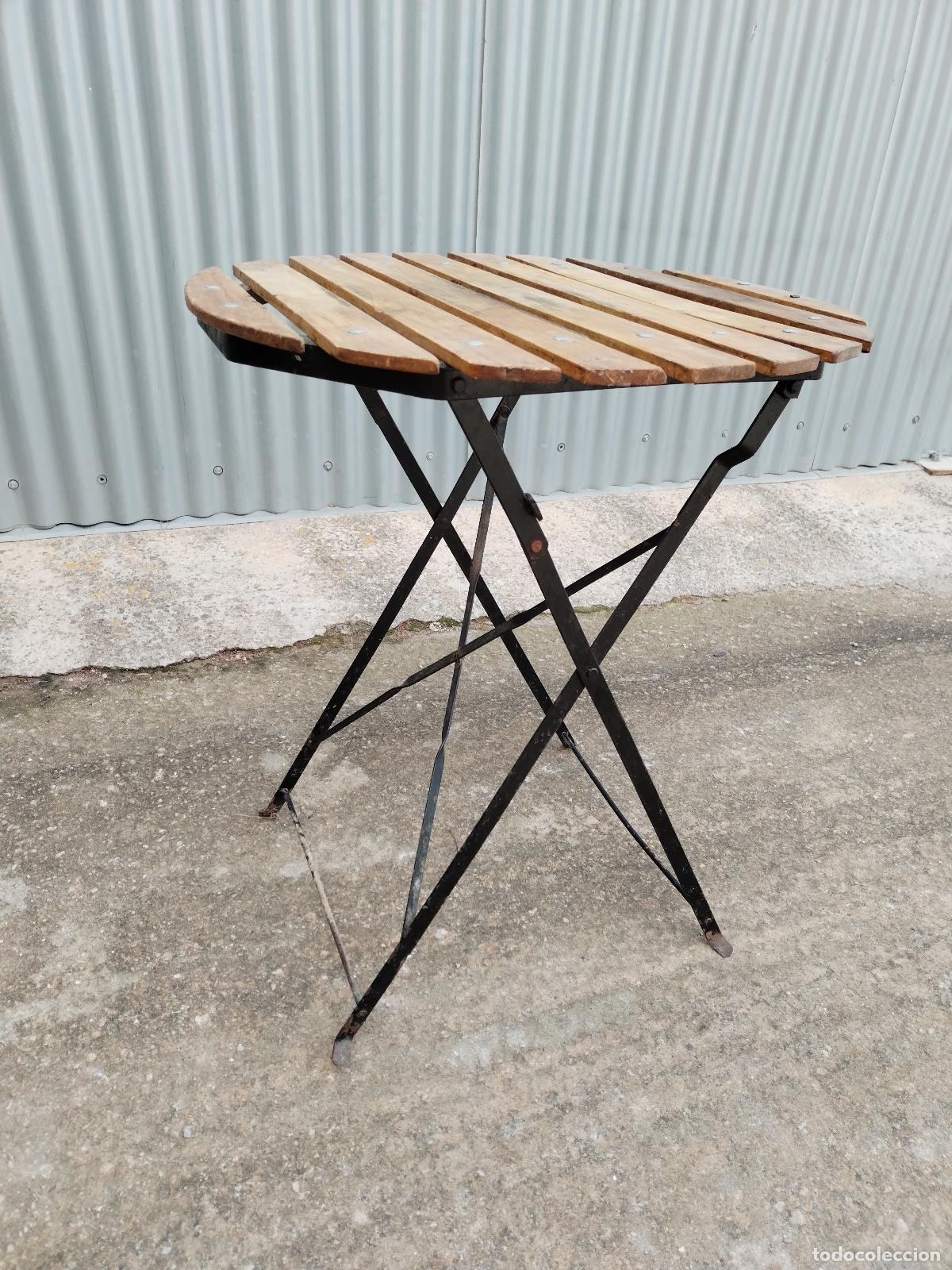 Antig&uuml;edades: mesa plegable vintage - Foto 2