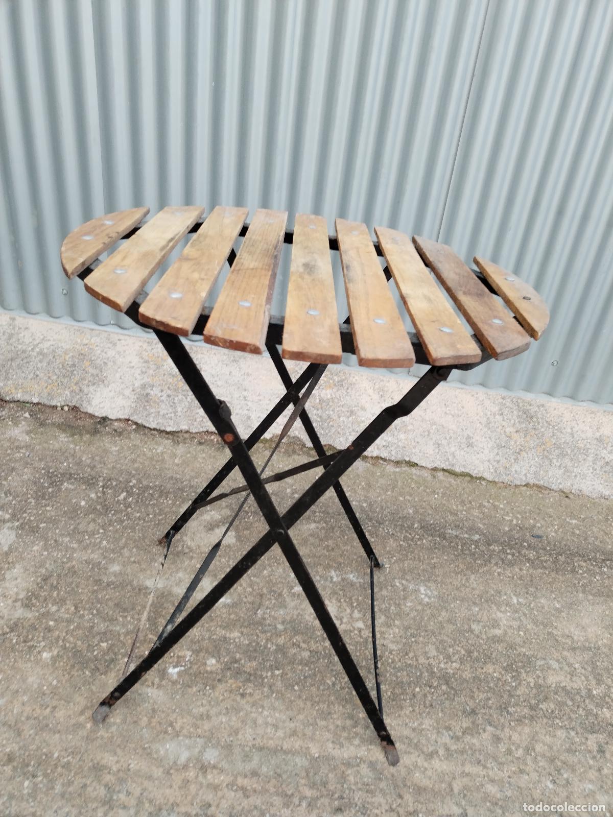 Antig&uuml;edades: mesa plegable vintage - Foto 4