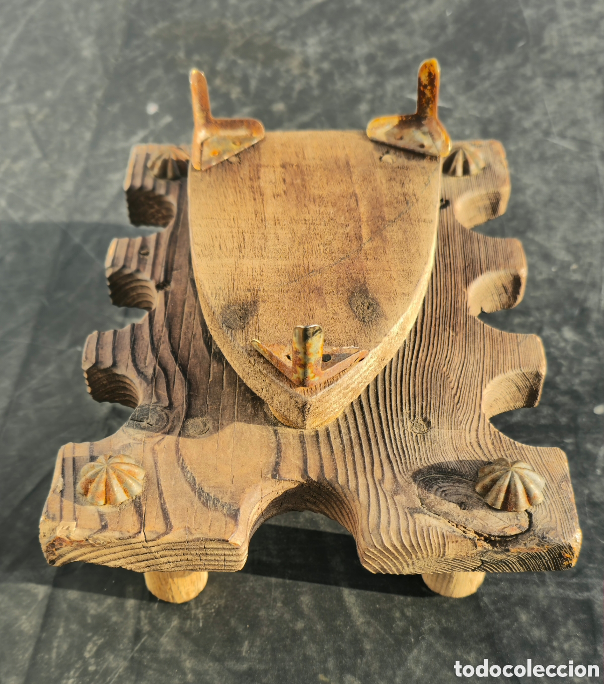 Antig&uuml;edades: Reposaplancha artesanal antiguo