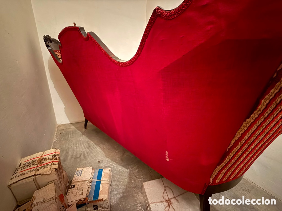 Antig&uuml;edades: Conjunto sof&aacute; y 5 sillas estilo Isabelino - Foto 13