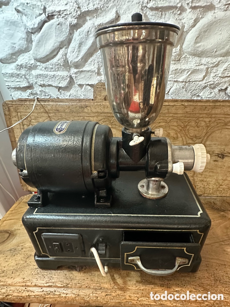 Antig&uuml;edades: Molinillo de caf&eacute; el&eacute;ctrico antiguo es de la marca ES-CEL. - Foto 6