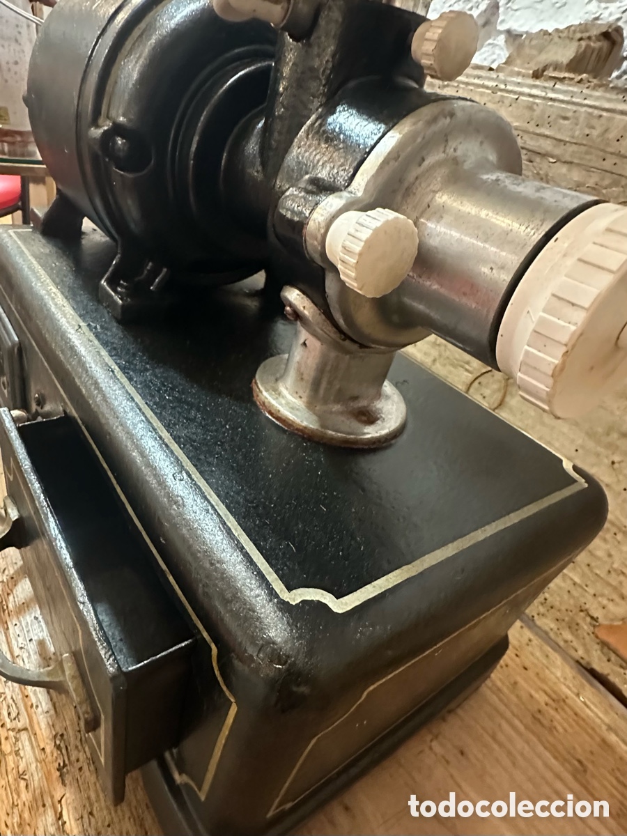 Antig&uuml;edades: Molinillo de caf&eacute; el&eacute;ctrico antiguo es de la marca ES-CEL. - Foto 7