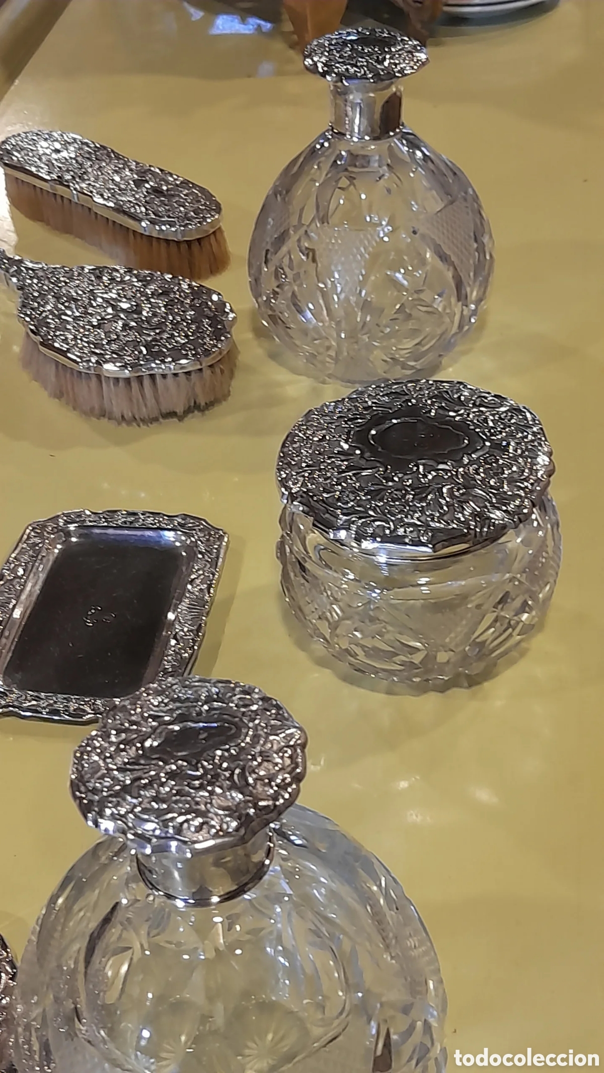 Antig&uuml;edades: Juego de tocador de plata de ley - Foto 1