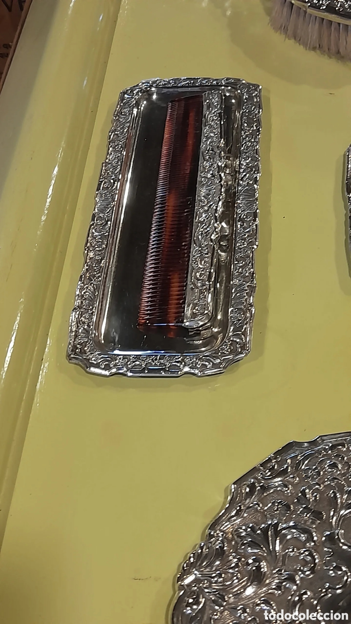 Antig&uuml;edades: Juego de tocador de plata de ley - Foto 9