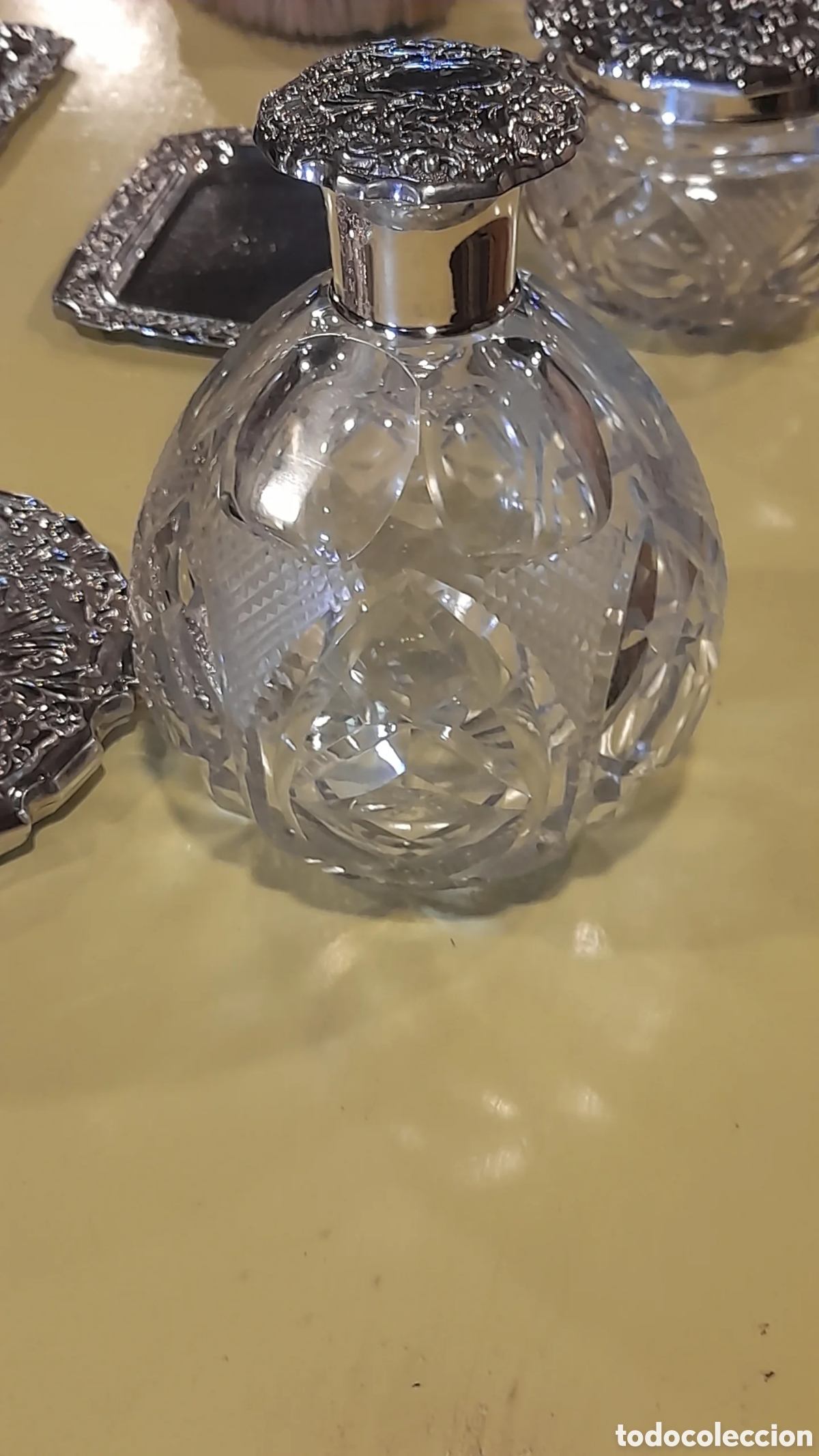 Antig&uuml;edades: Juego de tocador de plata de ley - Foto 10