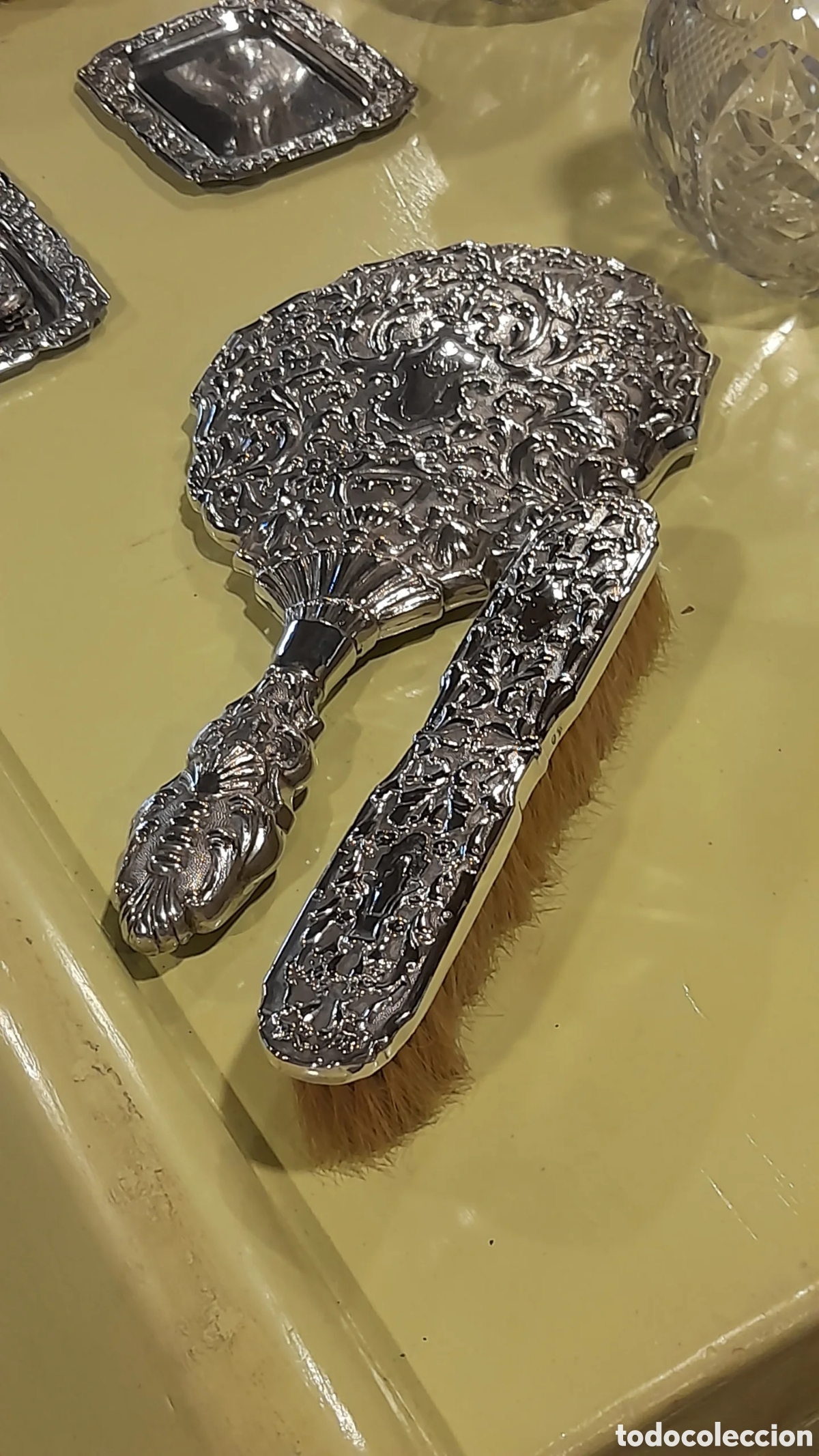 Antig&uuml;edades: Juego de tocador de plata de ley - Foto 11