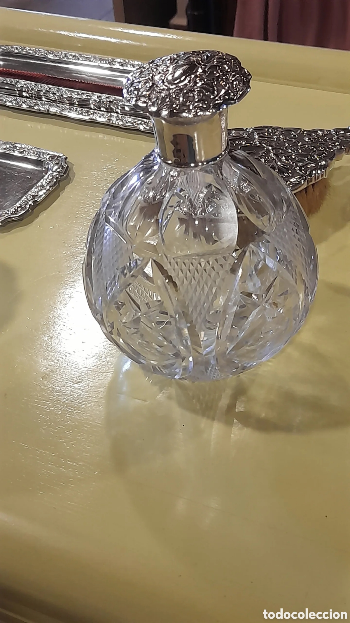Antig&uuml;edades: Juego de tocador de plata de ley - Foto 13