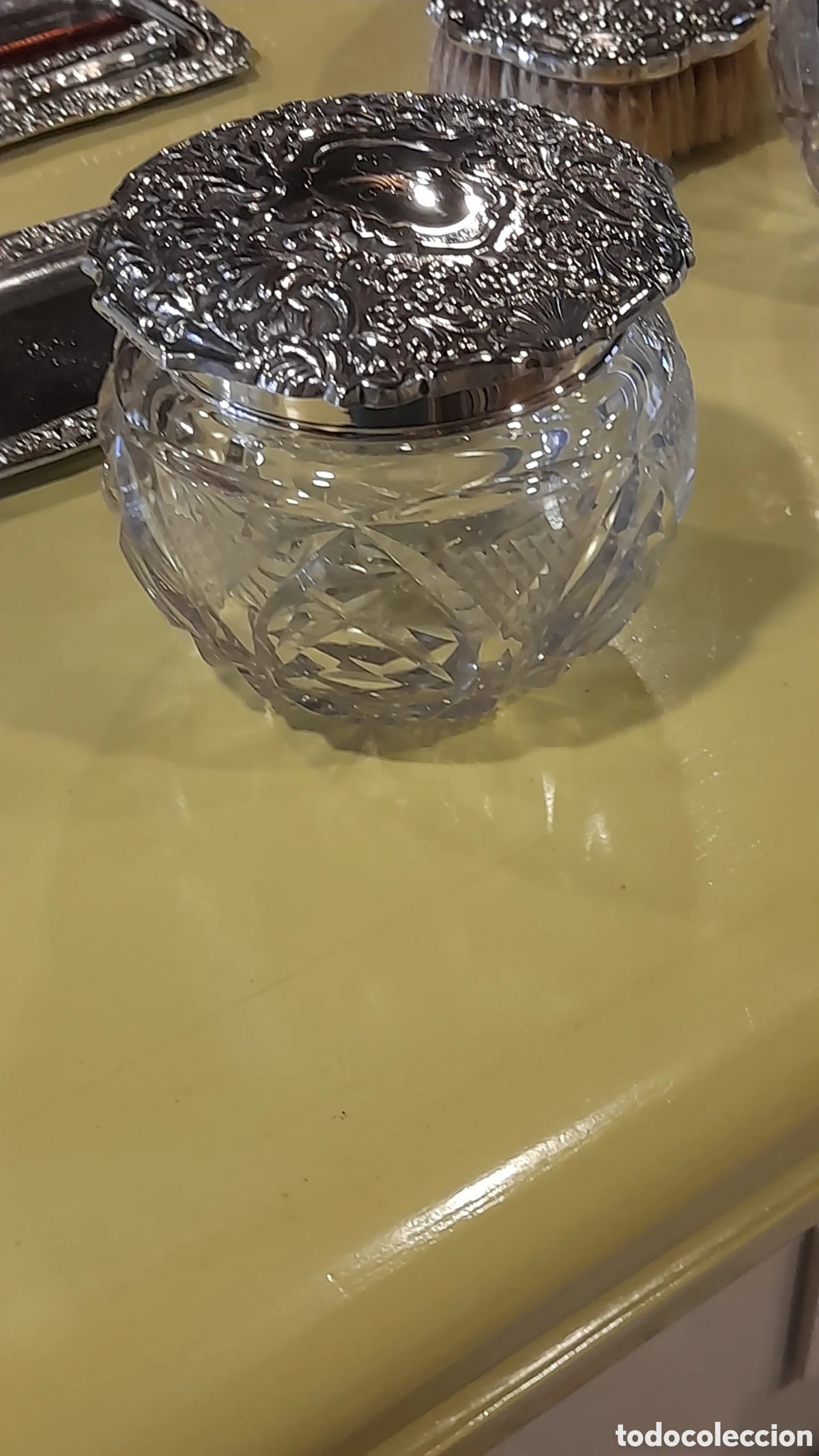 Antig&uuml;edades: Juego de tocador de plata de ley - Foto 15