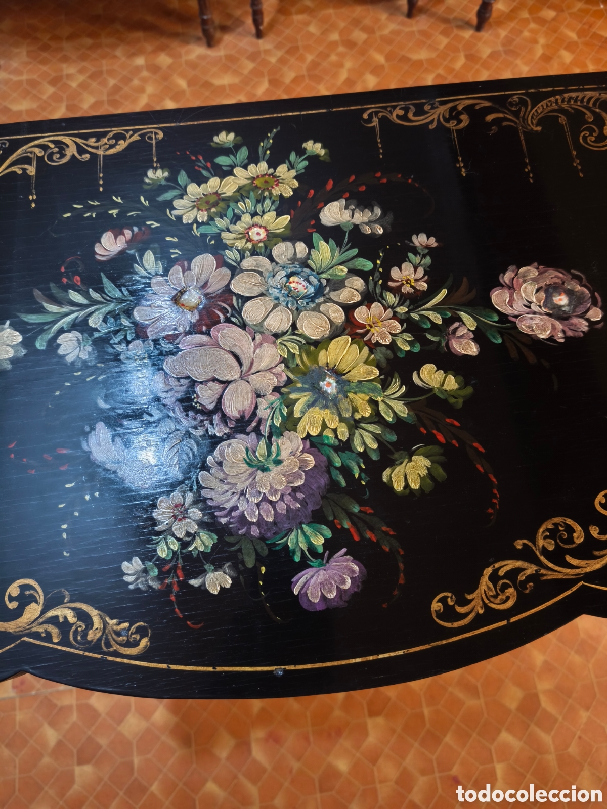 Antig&uuml;edades: Mesa de juego isabelina - Foto 2