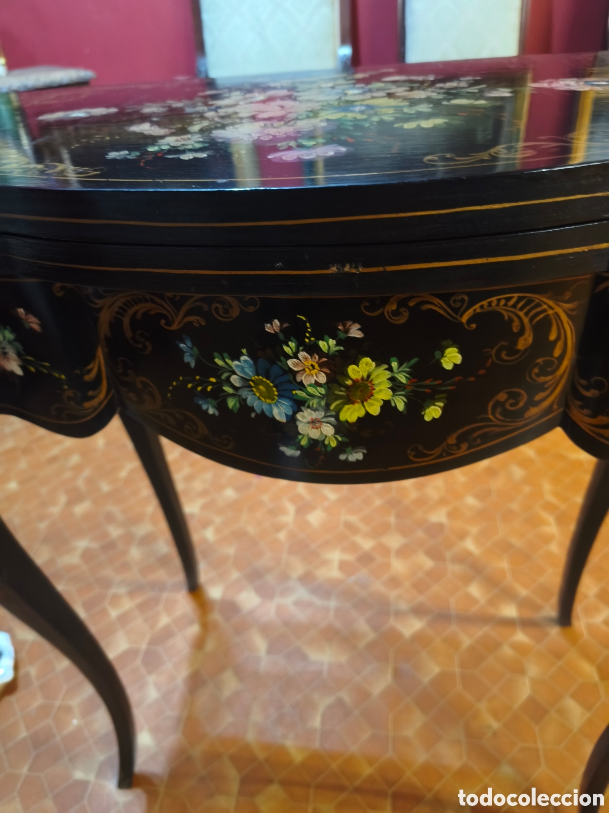 Antig&uuml;edades: Mesa de juego isabelina - Foto 4