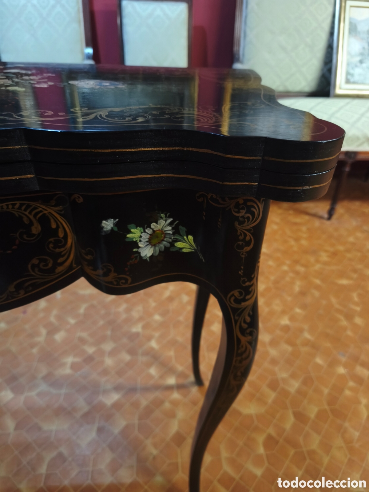 Antig&uuml;edades: Mesa de juego isabelina - Foto 5