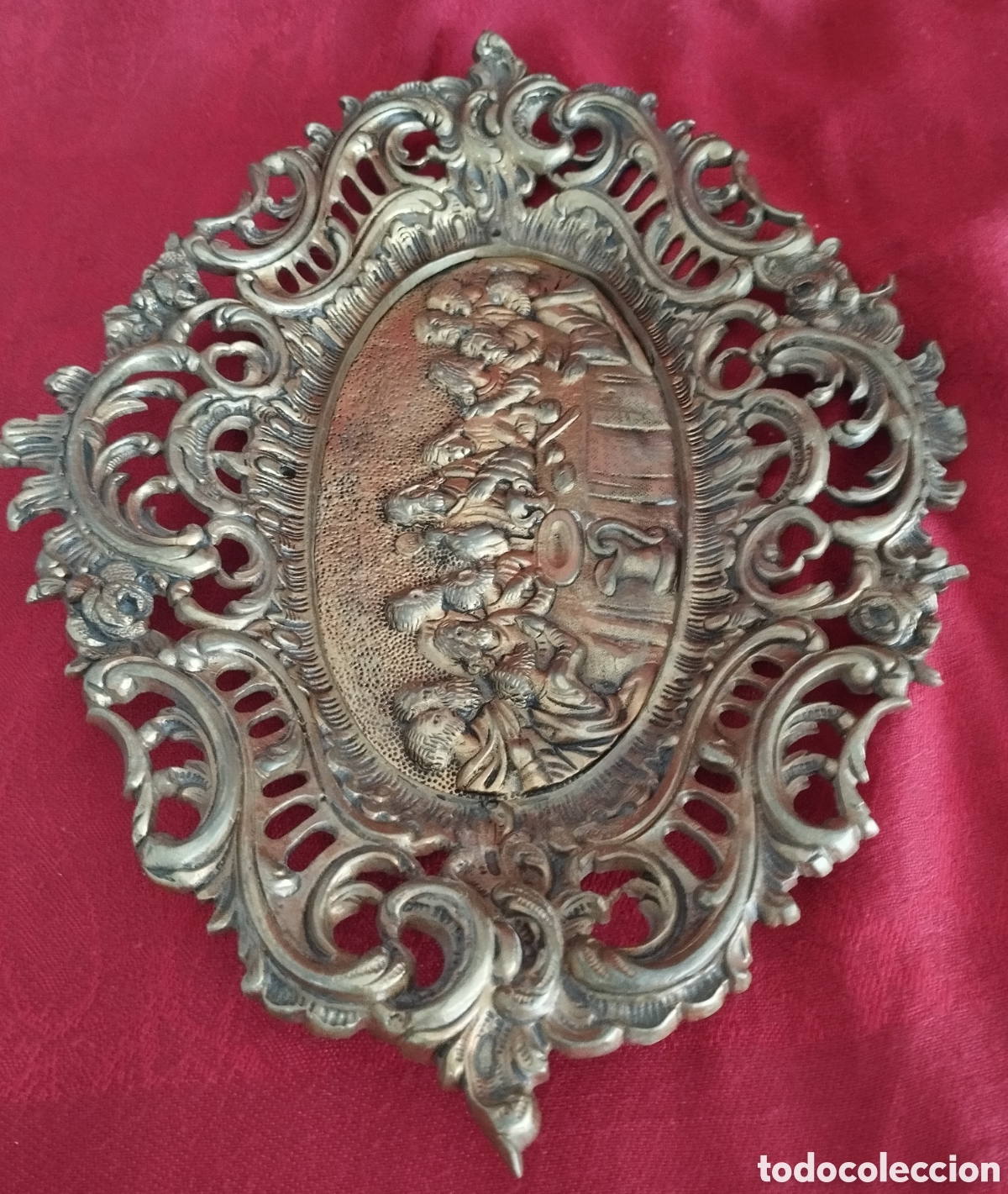 Antig&uuml;edades: &Uacute;ltima Cena bronce antiguo. - Foto 6