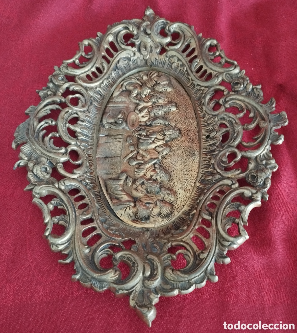 Antig&uuml;edades: &Uacute;ltima Cena bronce antiguo. - Foto 8
