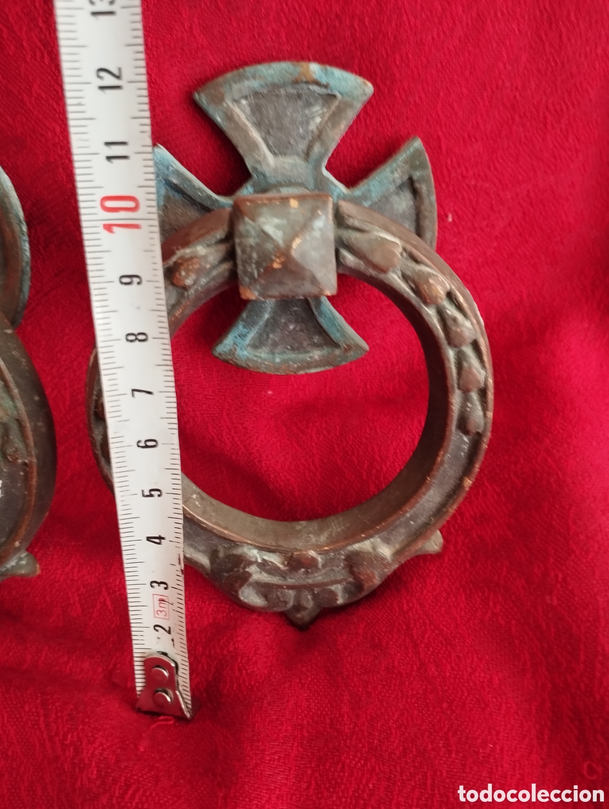 Antig&uuml;edades: Antiguas Aldabas de Iglesia Bronce. - Foto 11