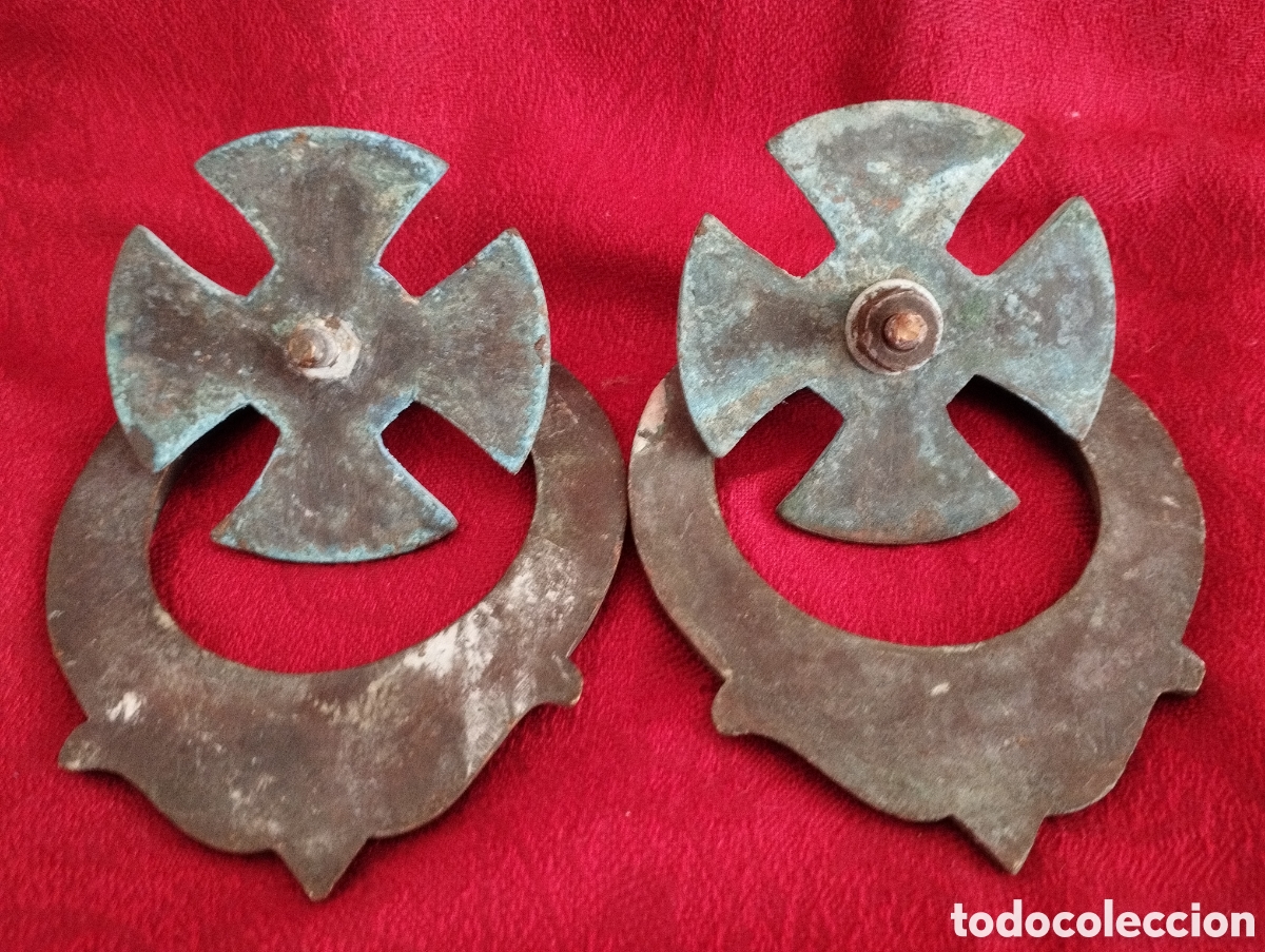 Antig&uuml;edades: Antiguas Aldabas de Iglesia Bronce. - Foto 13