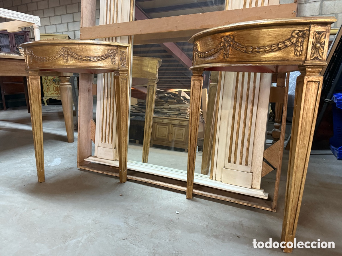 Antig&uuml;edades: Console d&rsquo;angle. Pareja consolas de rinc&oacute;n - Foto 7