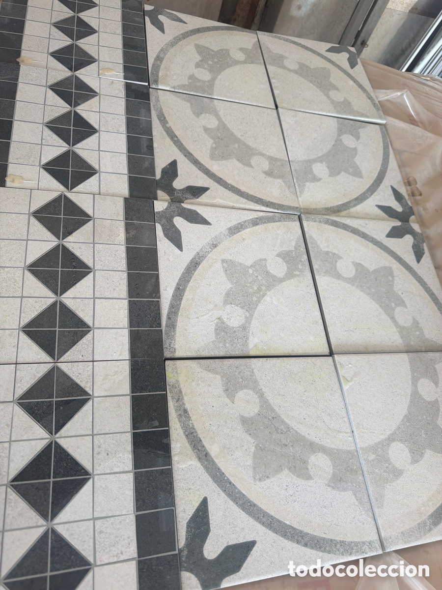 Antig&uuml;edades: Mosaico hidr&aacute;ulico imitaci&oacute;n antiguo