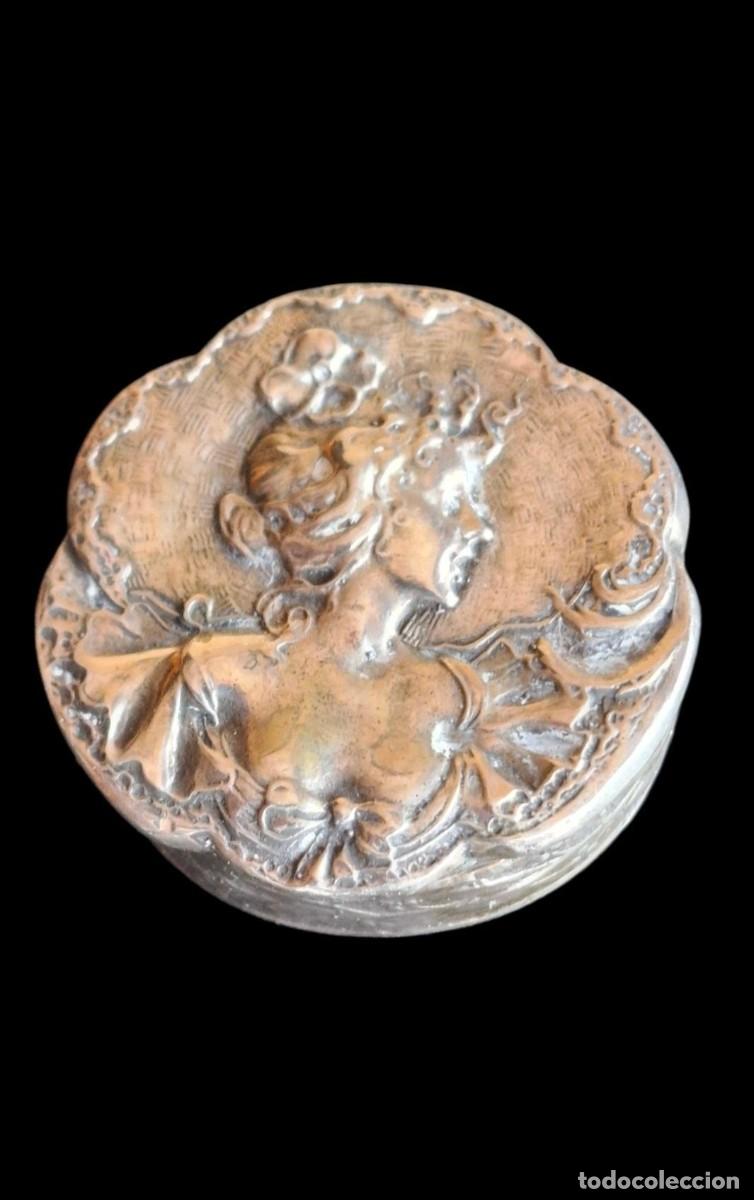 Antig&uuml;edades: (PIT-260510)CAJA PASTILLERO DE PLATA ESTILO MODERNISTA