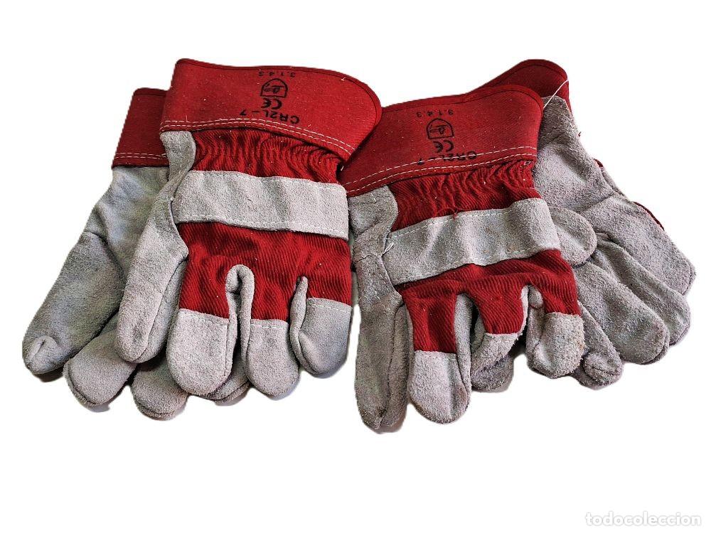 Antiquit&eacute;s: 2 PARES DE GUANTES DE TRABAJO