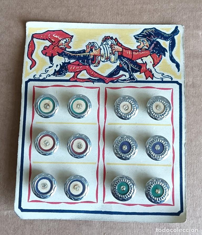 Antig&uuml;edades: Broches de presi&oacute;n- marca San Jorge