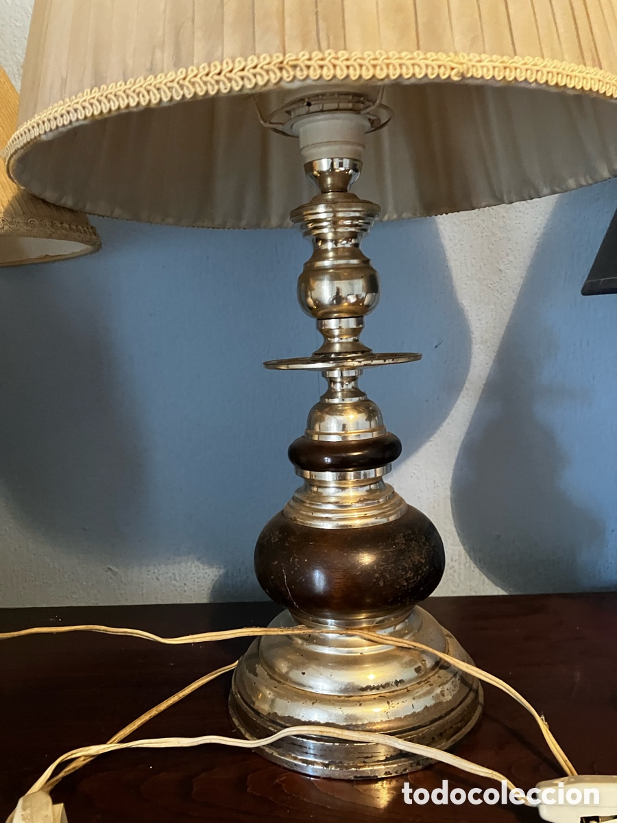 Antig&uuml;edades: L&aacute;mparas vintage, lote de 5 - Foto 4